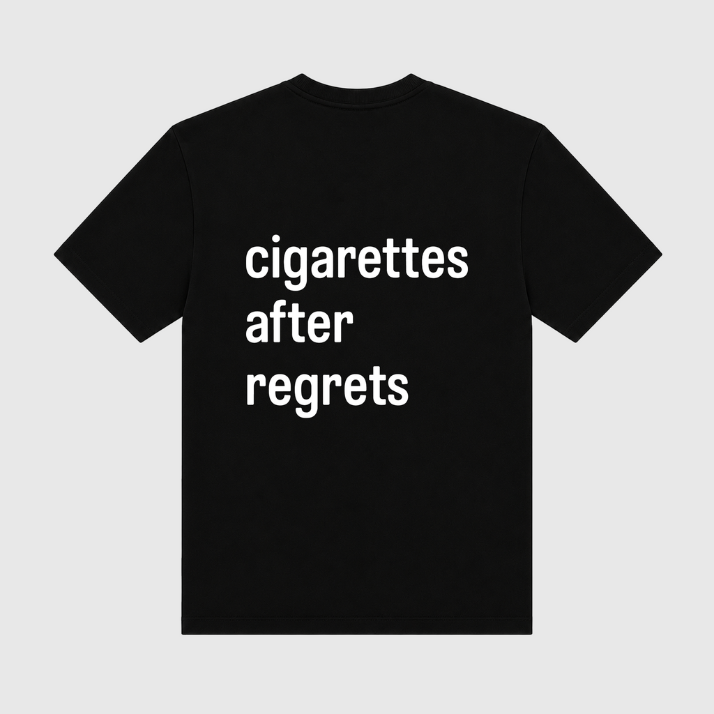 Cigarettes After Regrets Black T-Shirt
