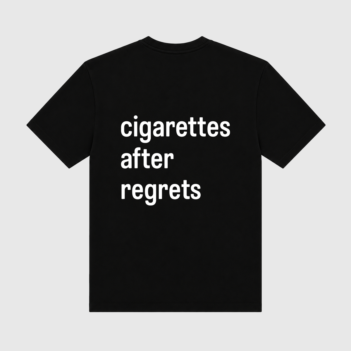 Cigarettes After Regrets Black T-Shirt